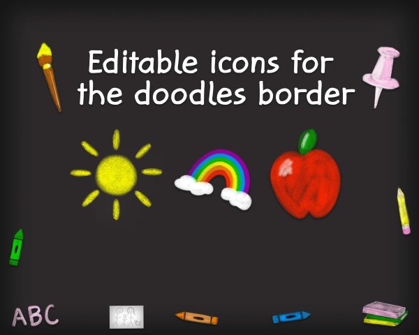 Preschool Chalkboard - EZ Composites Template (Up to 32 Students) - Image 2