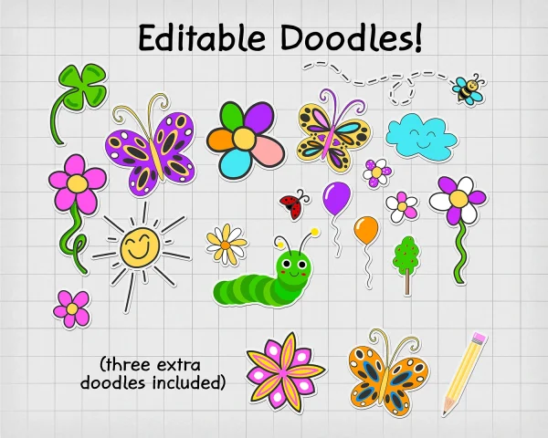 Doodles - EZ Composites Template (Up to 32 Students) - Image 2