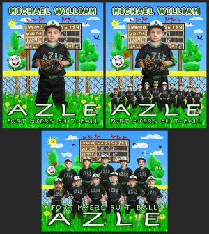 Peewee Sketch - Baseball Softball T-Ball - PSD Template Set - SPA Ready