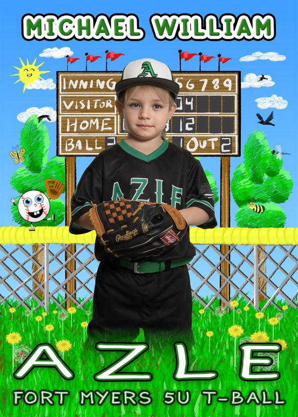 Peewee Sketch - Baseball Softball T-Ball - PSD Template Set - SPA Ready - Image 6