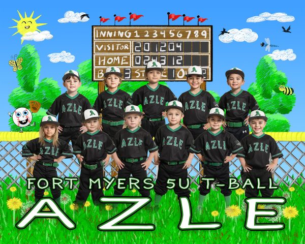 Peewee Sketch - Baseball Softball T-Ball - PSD Template Set - SPA Ready - Image 8