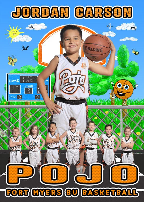 Peewee Sketch - Basketball - PSD Template Set - SPA Ready - Image 7