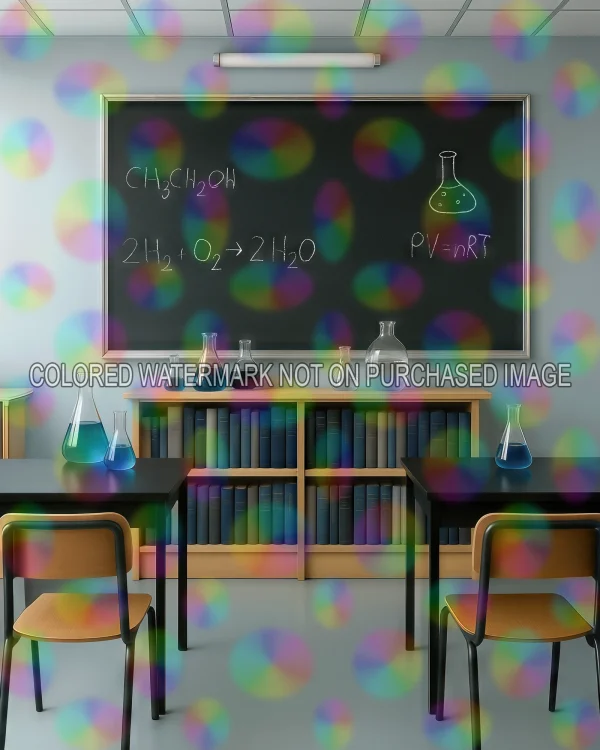 Science Classroom - Set of 2 - Digital Backgrounds - Image 3