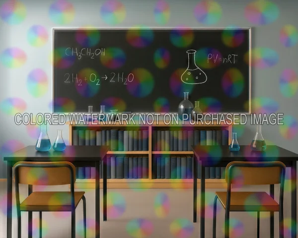 Science Classroom - Set of 2 - Digital Backgrounds - Image 4