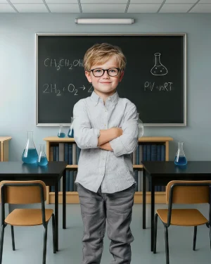 Science Classroom - Set of 2 - Digital Backgrounds