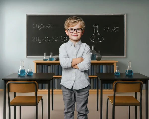 Science Classroom - Set of 2 - Digital Backgrounds - Image 2