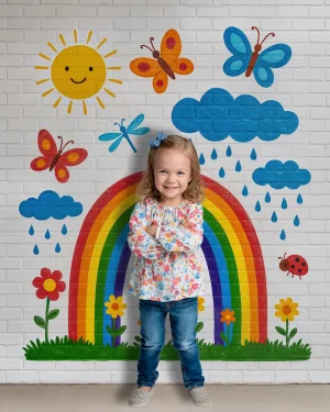 After The Rain Mural - Digital Background
