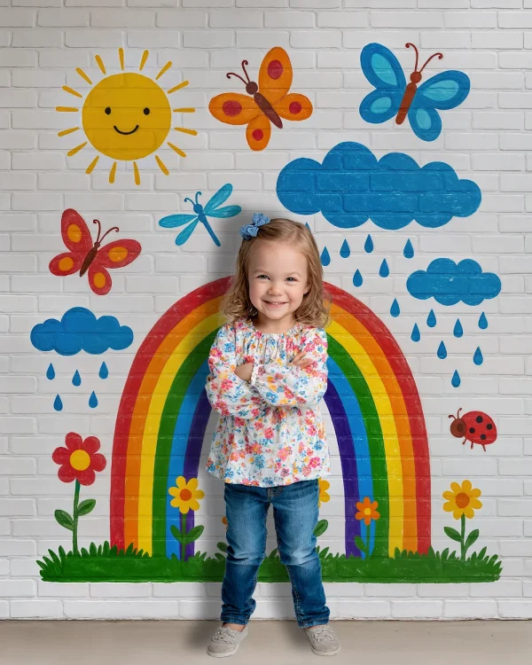 After The Rain Mural - Digital Background