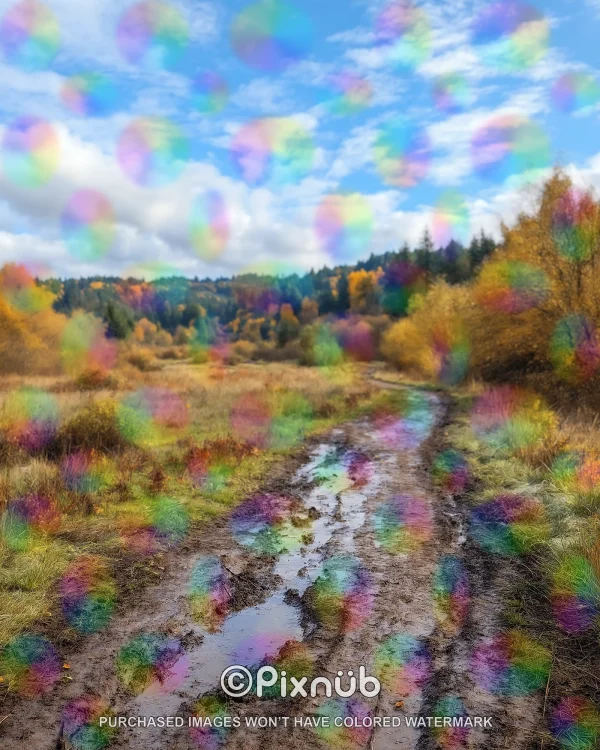 Cross Country - Muddy Trail - Digital Background - Image 4