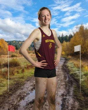 Cross Country - Muddy Trail - Digital Background