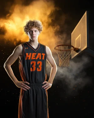 Basketball - Heat Check  - Digital Background