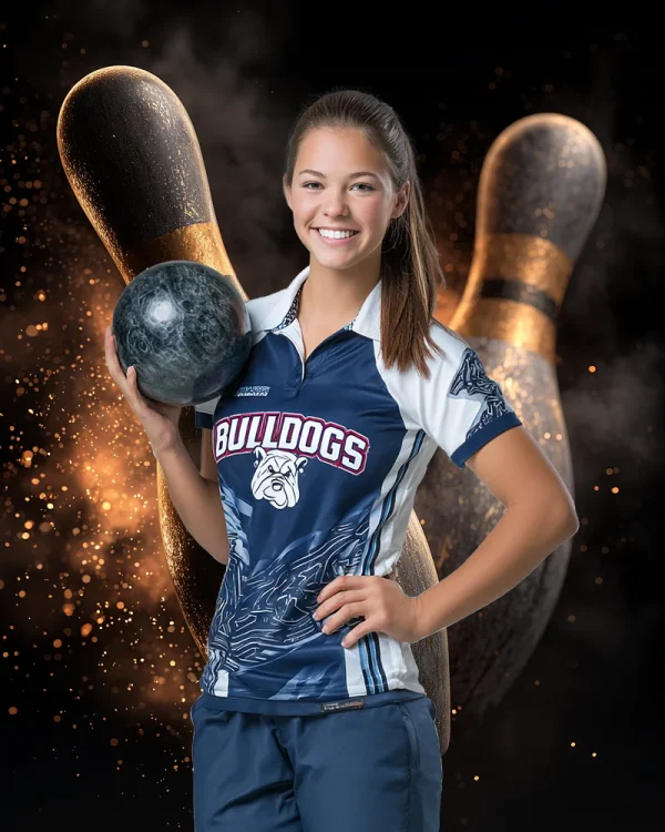Bowling - Impact Glow - Set of 2 - Digital Backgrounds - Image 2