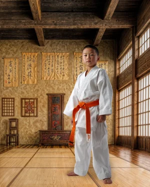 Karate Dojo - Digital Background