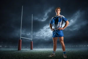 Moonlight Rugby - Digital Background