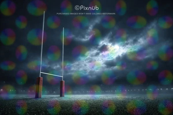 Moonlight Rugby - Digital Background - Image 2