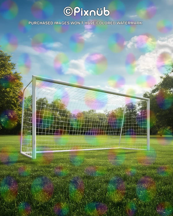 Soccer - Goal At The Park - Digital Background - Image 3