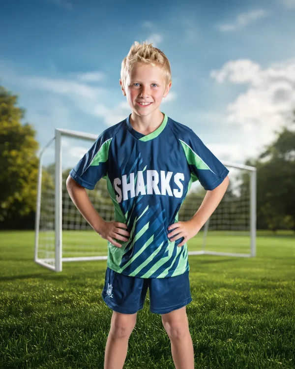 Soccer - Goal At The Park - Digital Background - Image 2