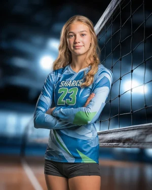 Volleyball - Net - Digital Background
