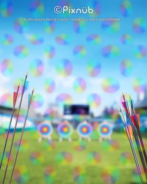 Archery Range - Digital Background - Image 2