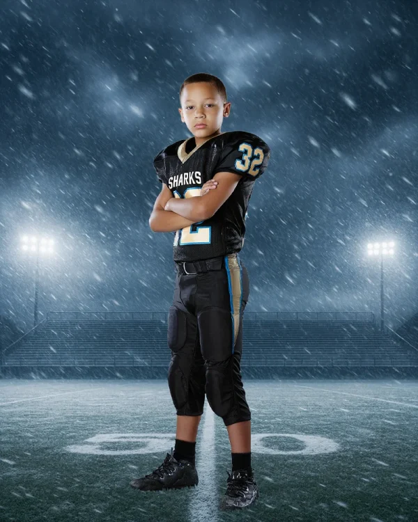 Football - Blizzard Stadium - Digital Background