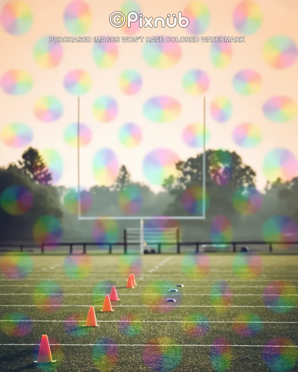 Drills At Dawn - Football - Digital Background - Image 2