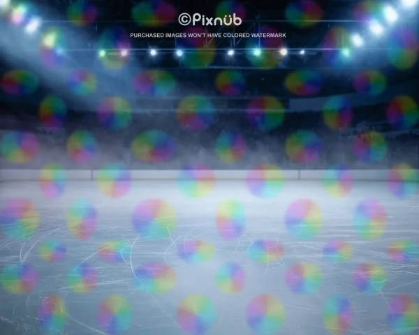 Ice Hockey - Rink 01 - Digital Background - Image 2