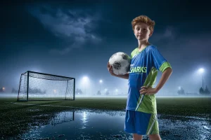 Night Keeper - Soccer - Digital Background