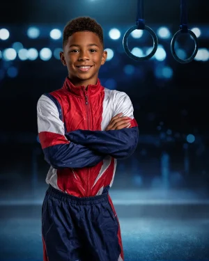 Gymnastics - Rings Of Glory - Digital Background