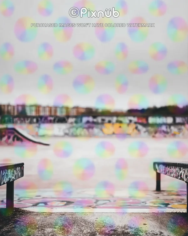 Urban Edge - Skateboard Park - Digital Background - Image 2