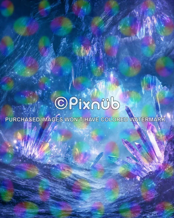 Crystal Caverns - Digital Background - Image 2