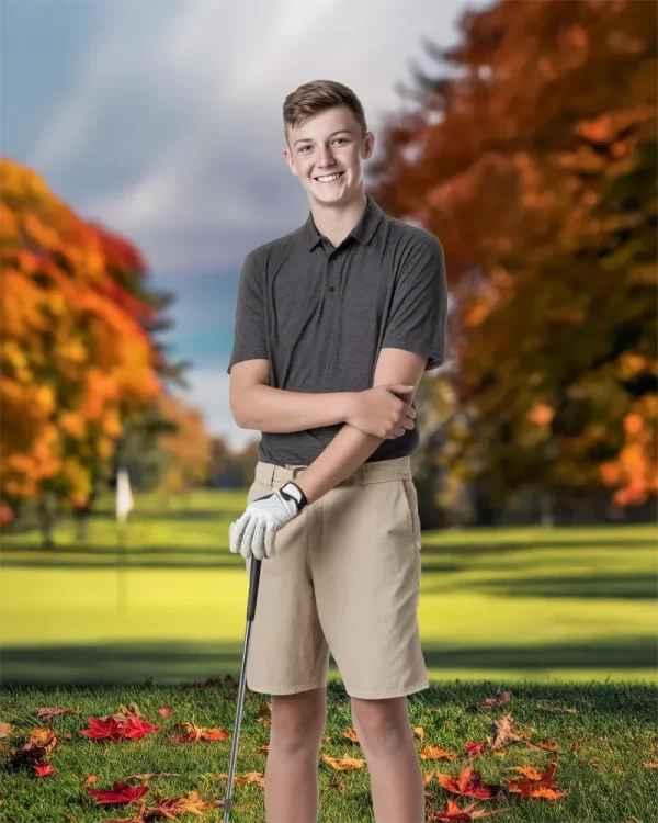 Fall Fairway - Digital Background
