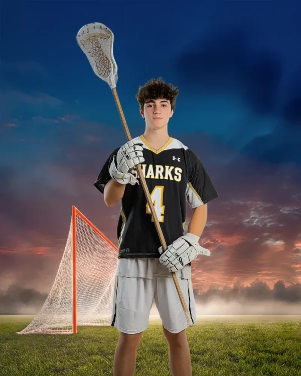 Lacrosse Golden Hour - Digital Background