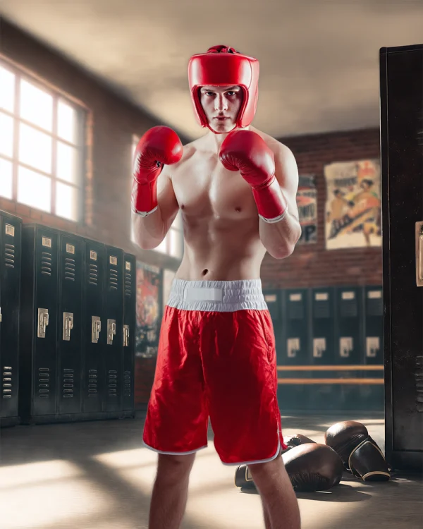 Boxing Locker Room - Digital Background
