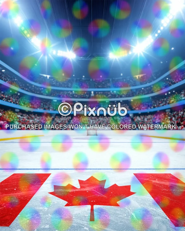 Canadian Hockey - Digital Background - Image 2