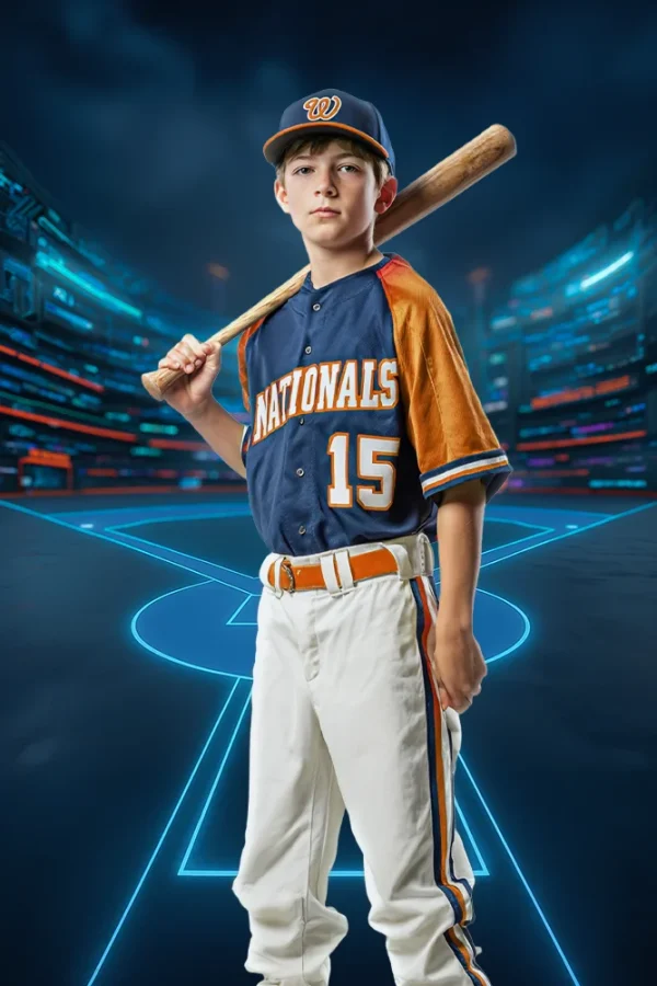 Cyberpunk Baseball (Set of 2) - Digital Backgrounds - Image 4