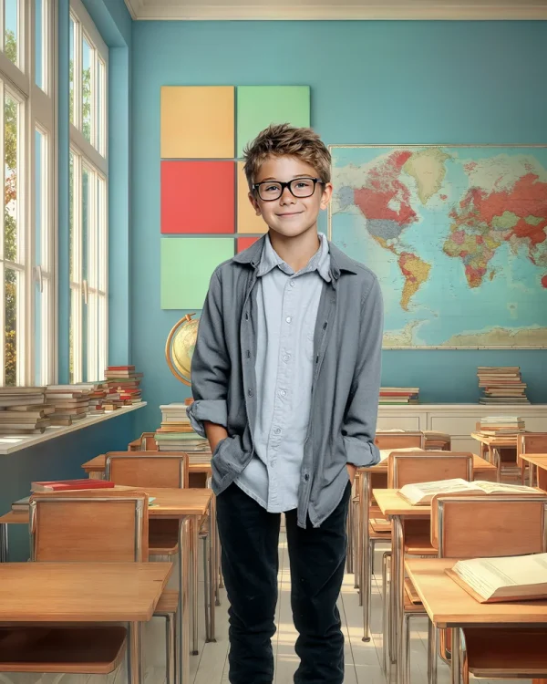 Geography Classroom - Digital Background