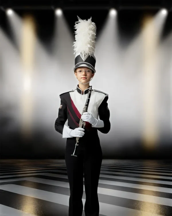 Marching Band Stripes - Digital Background