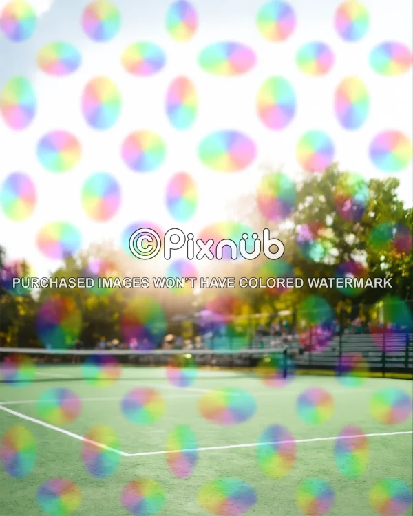 Sunlit Serve - Digital Background - Image 2