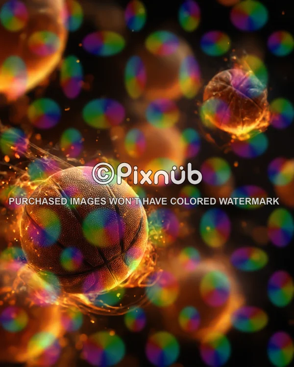 Fire Ball - Digital Background - Image 2