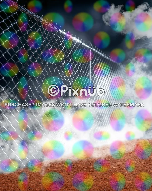 Chain Link Fog - Digital Background - Image 2