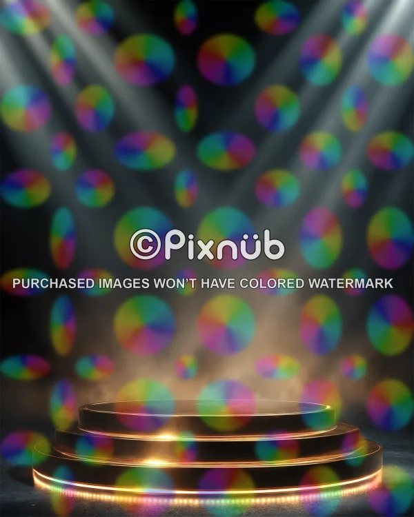 Golden Podium - Digital Background - Image 2