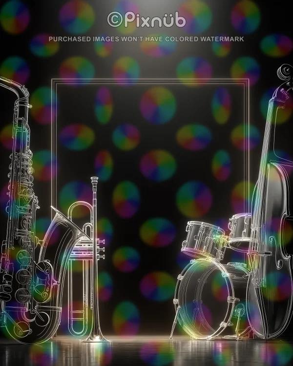 Orchestral Outline - Digital Background - Image 2