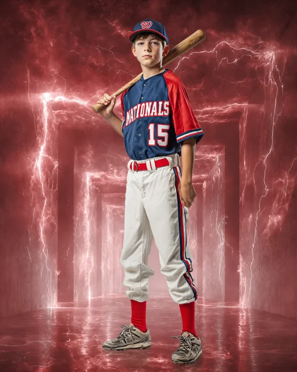 Lightning Tunnels (Set of 2) - Digital Backgrounds - Image 2