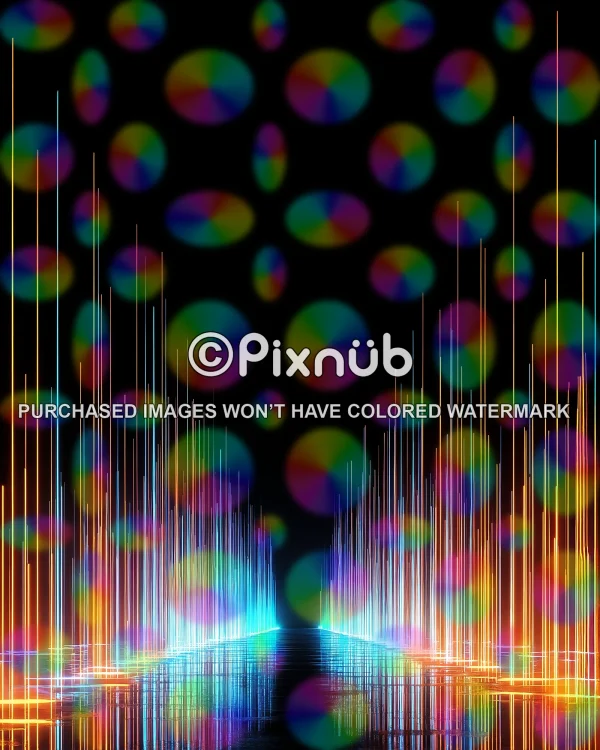 Strobe Lights - Digital Background - Image 2