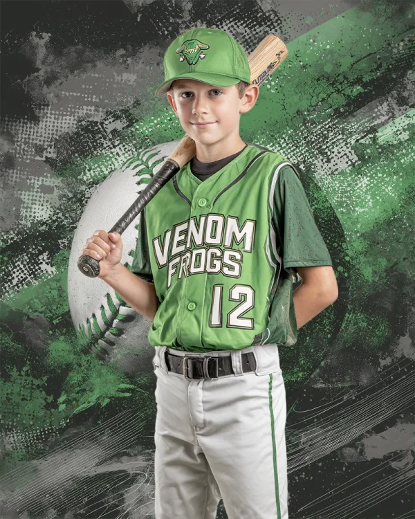 Grunge Paint Baseball - Digital Background - Image 3