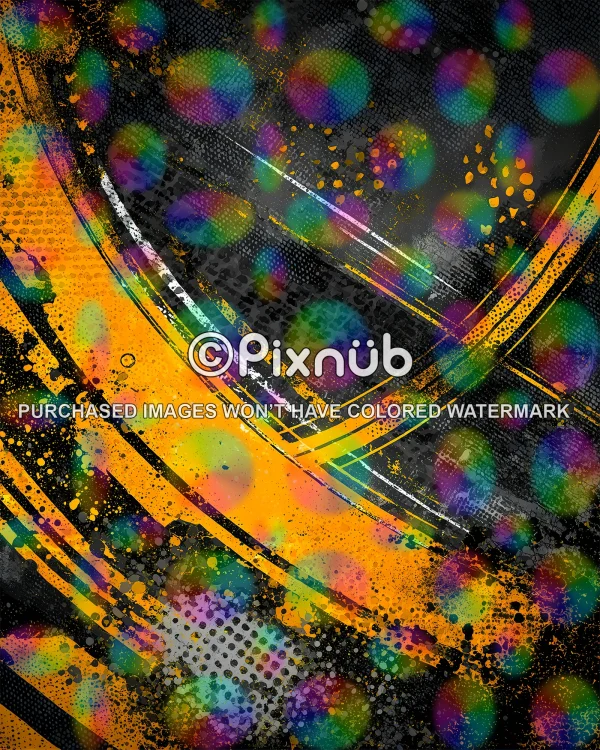 Grunge Paint Dance - Digital Background - Image 2