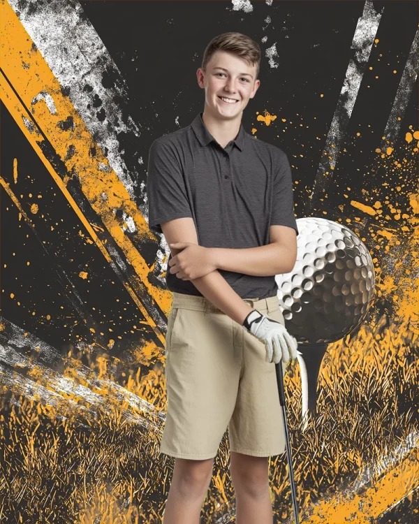 Grunge Paint Golf - Digital Background - Image 2