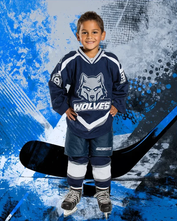 Grunge Paint Hockey - Digital Background