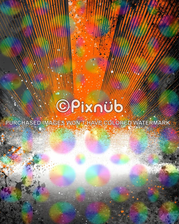 Grunge Sunrise - Digital Background - Image 2