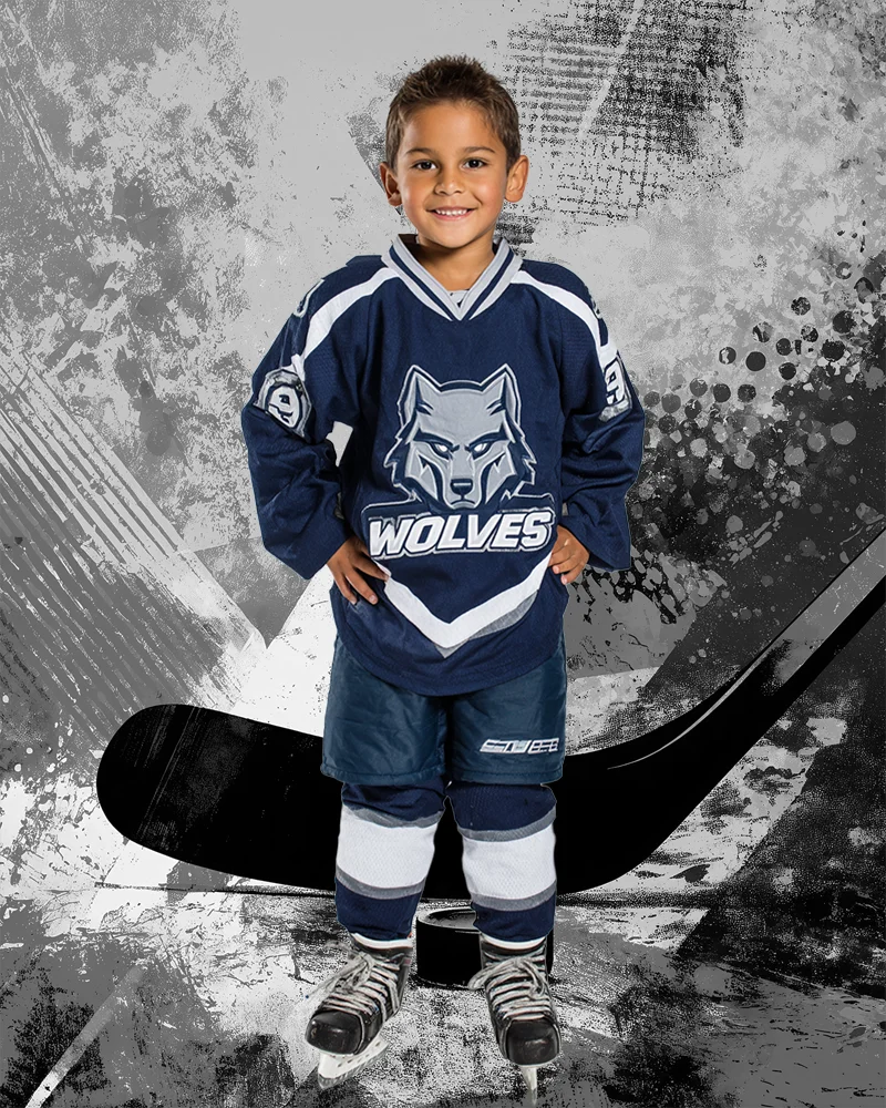 Grunge Paint Hockey - Digital Background - Image 2